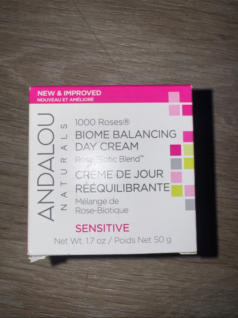 1000 Roses Biome Balancing Day Cream - Sensitive (Pink/White)